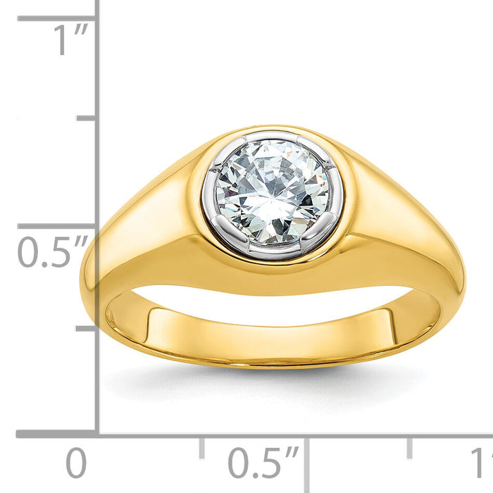 10k IBGoodman Men's Diamond Ring Mounting-B64240