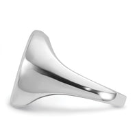 14k White Gold IBGoodman Men's Oval Onyx Complete Ring-B84124