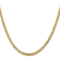 14k 4mm Semi-Solid Anchor Chain-BC100-16