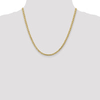 14k 4mm Semi-Solid Anchor Chain-BC100-20