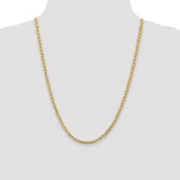 14k 4mm Semi-Solid Anchor Chain-BC100-24
