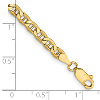 14k 4mm Semi-Solid Anchor Chain-BC100-7