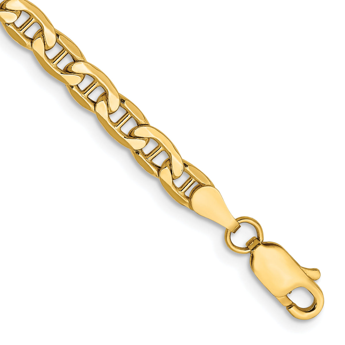 14k 4mm Semi-Solid Anchor Chain-BC100-7