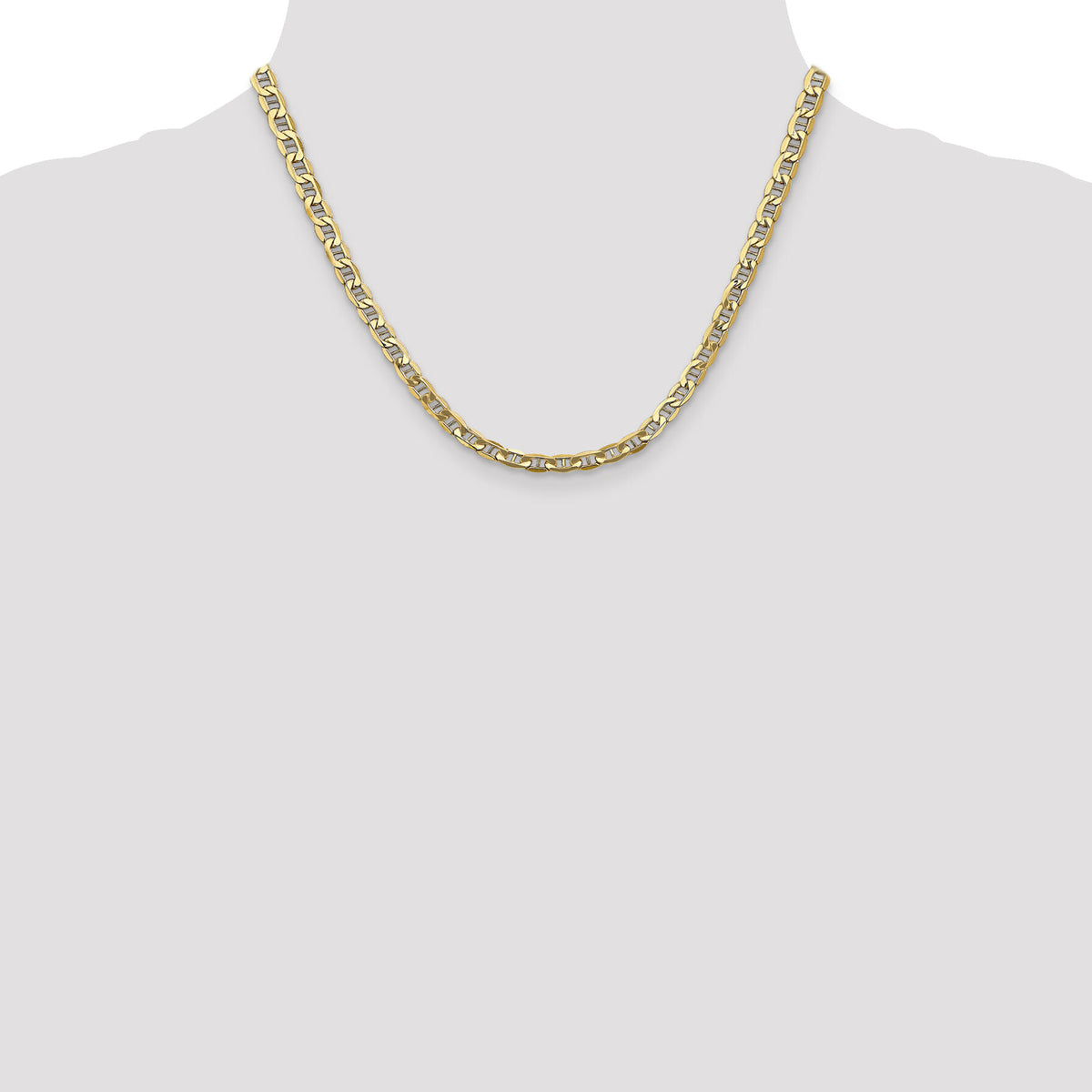 14k 4.75mm Semi-Solid Anchor Chain-BC101-18