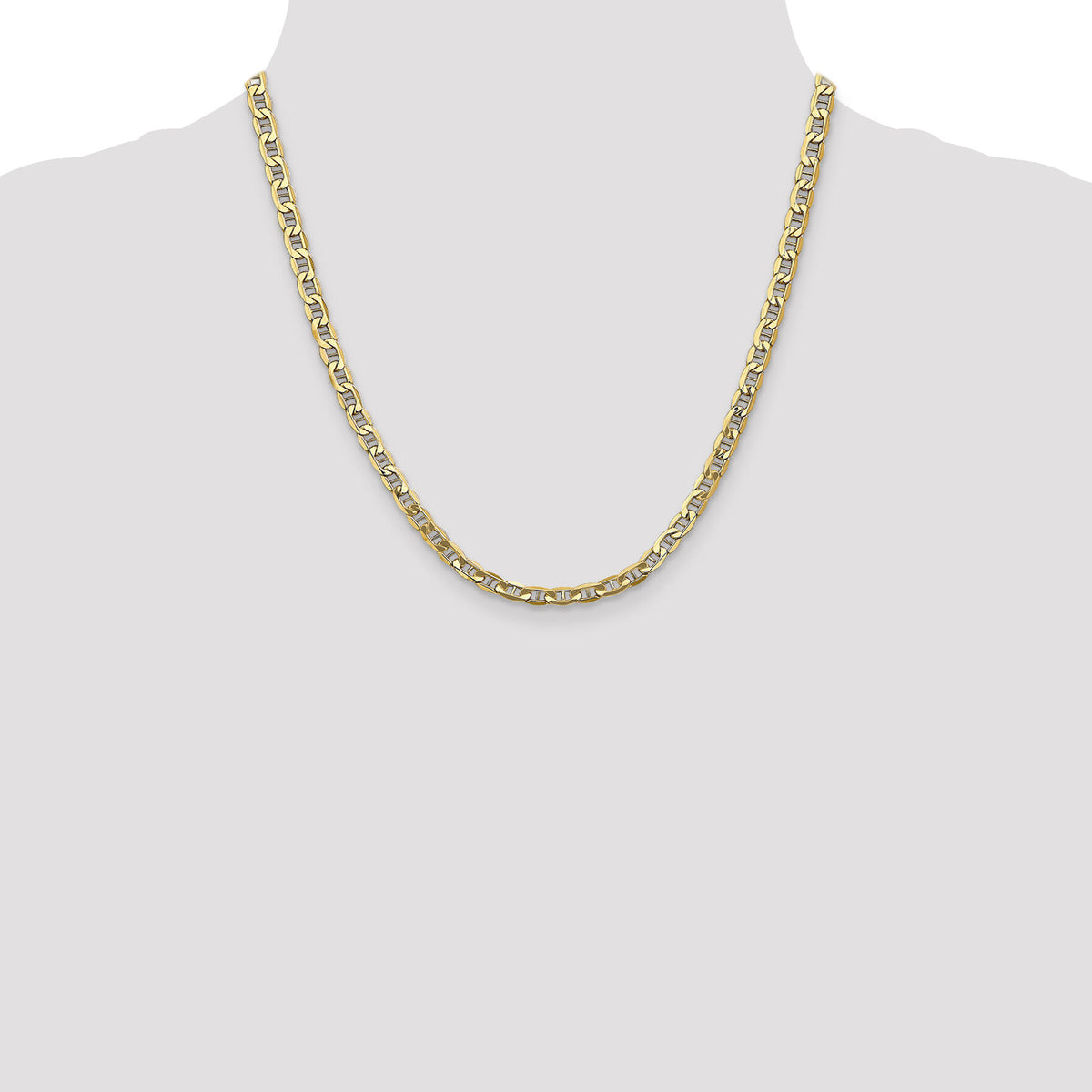 14k 4.75mm Semi-Solid Anchor Chain-BC101-20