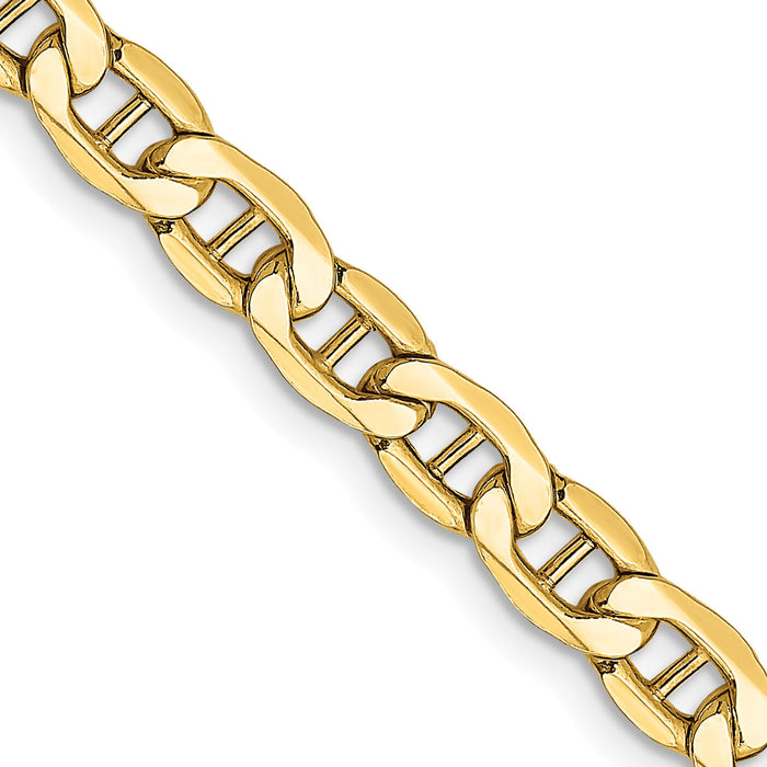 14k 4.75mm Semi-Solid Anchor Chain-BC101-22