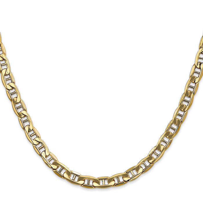 14k 5.5mm Semi-Solid Anchor Chain-BC102-20
