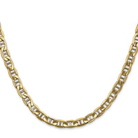 14k 5.5mm Semi-Solid Anchor Chain-BC102-22
