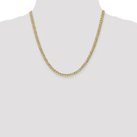 14k 4.3mm Semi-Solid Curb Chain-BC107-20