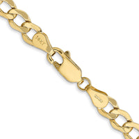 14k 5.25mm Semi-Solid Curb Chain-BC108-24