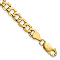 14k 6.5mm Semi-Solid Curb Chain-BC109-8