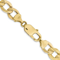 14k 9mm Semi-Solid Curb Chain-BC111-24