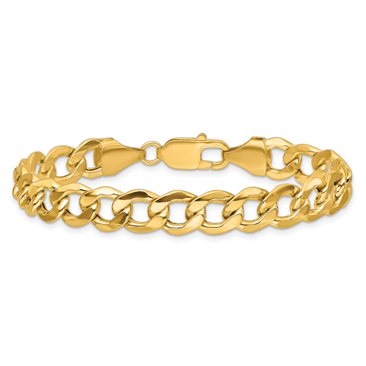 14k 9mm Semi-Solid Curb Chain-BC111-7