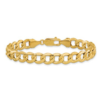 14k 9mm Semi-Solid Curb Chain-BC111-8