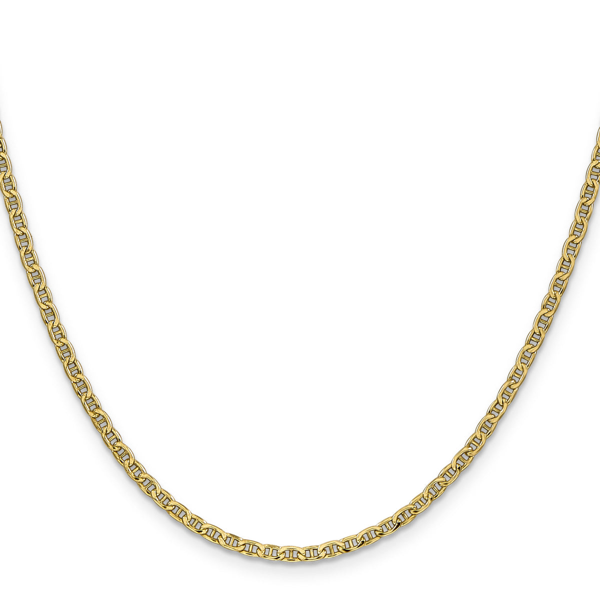 14k 2.4mm Semi-Solid Anchor Chain-BC121-26