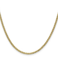14k 2.4mm Semi-Solid Anchor Chain-BC121-20