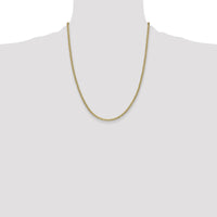 14k 2.4mm Semi-Solid Anchor Chain-BC121-22