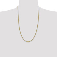 14k 2.4mm Semi-Solid Anchor Chain-BC121-26