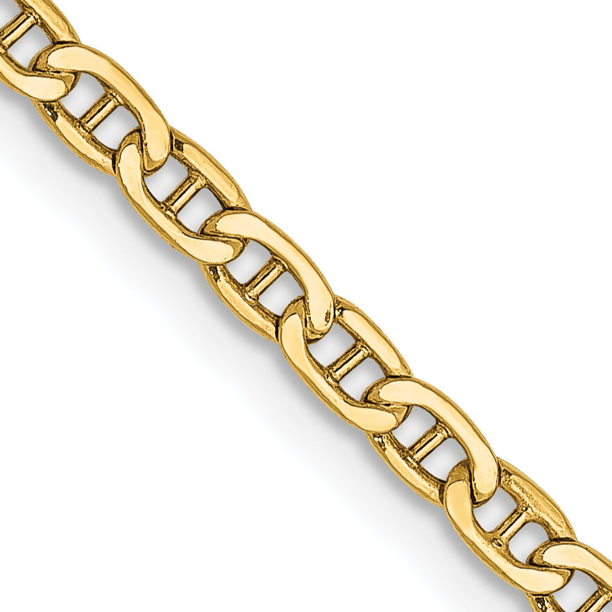 14k 2.4mm Semi-Solid Anchor Chain-BC121-20
