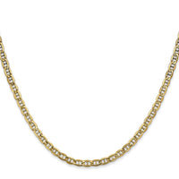 14k 3.2mm Semi-Solid Anchor Chain-BC122-24