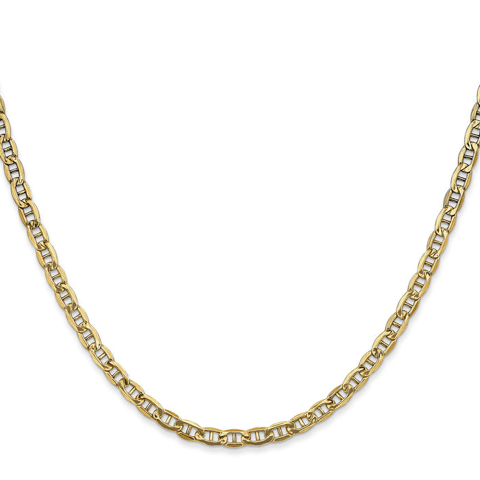14k 3.2mm Semi-Solid Anchor Chain-BC122-26