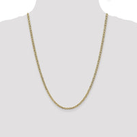 14k 3.2mm Semi-Solid Anchor Chain-BC122-24