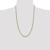 14k 3.2mm Semi-Solid Anchor Chain-BC122-26