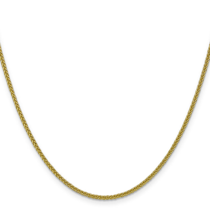 14k 2mm Semi-solid 3-Wire Wheat Chain-BC127-16