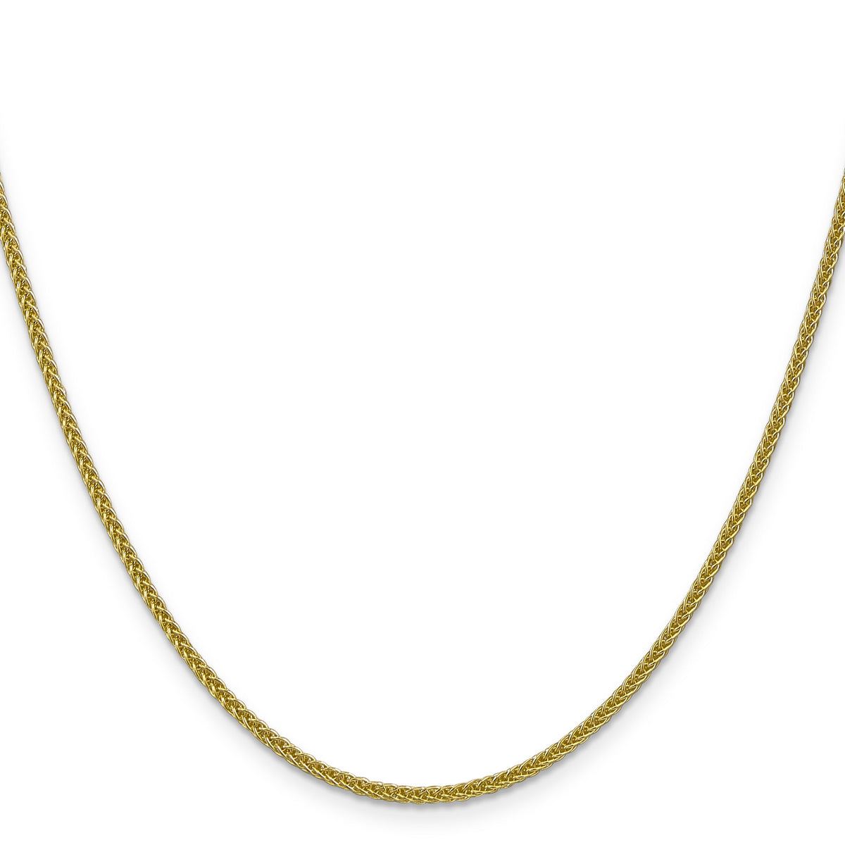 14k 2mm Semi-solid 3-Wire Wheat Chain-BC127-22