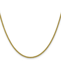 14k 2mm Semi-solid 3-Wire Wheat Chain-BC127-20