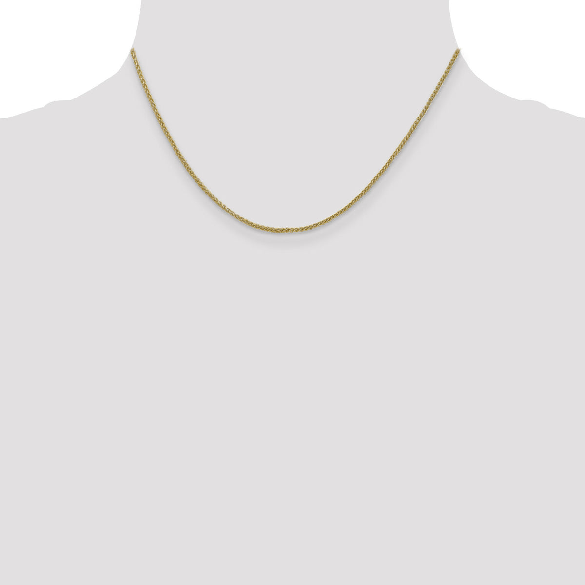 14k 1.55mm Semi-Solid Wheat Chain-BC128-16
