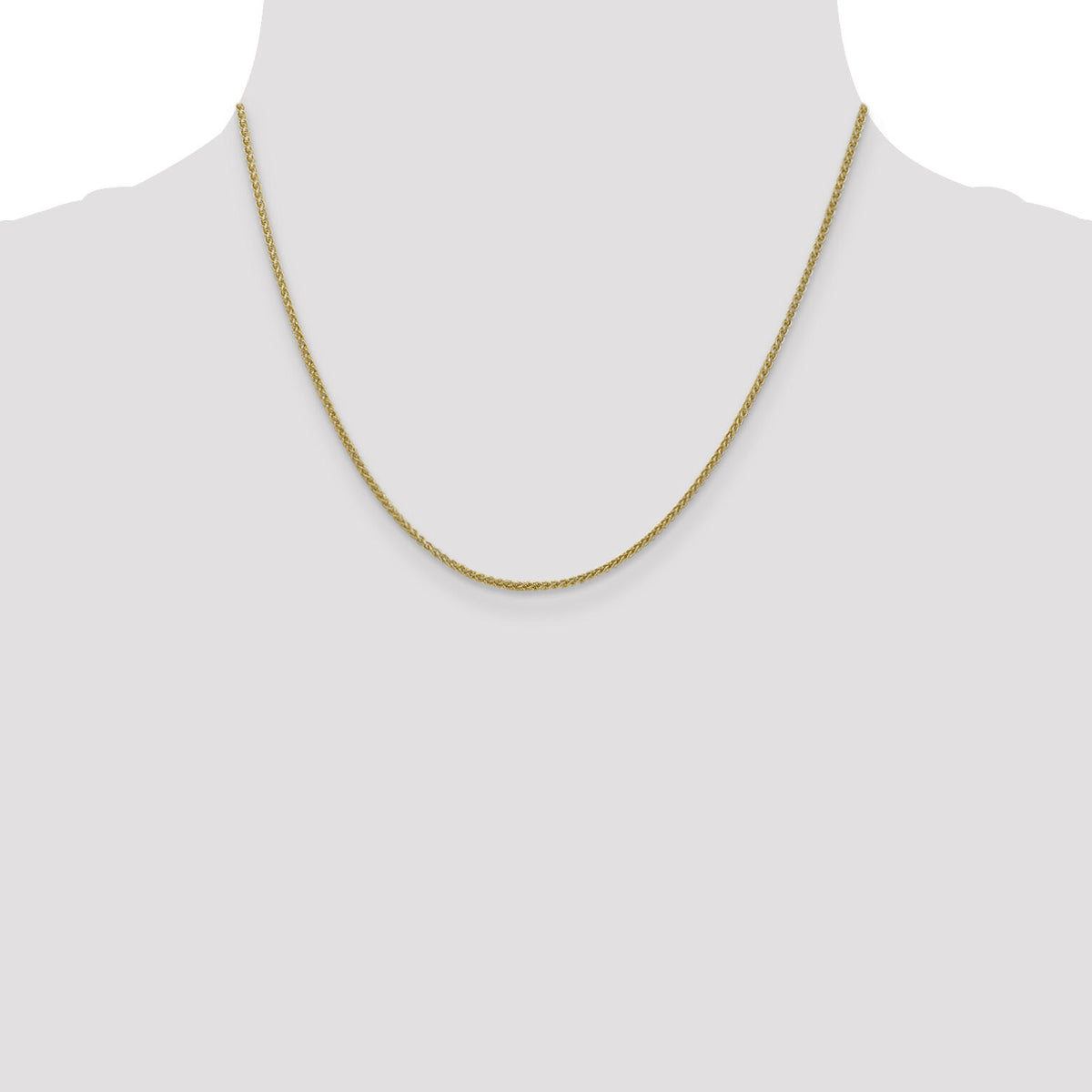 14k 1.55mm Semi-Solid Wheat Chain-BC128-18