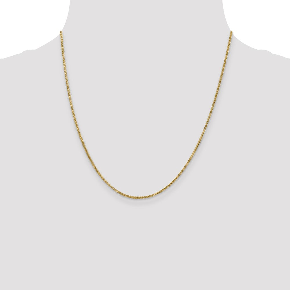 14K 20 inch 1.55mm Semi-Solid Wheat with Lobster Clasp Chain-BC128-20