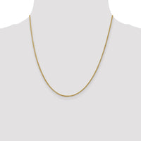 14K 20 inch 1.55mm Semi-Solid Wheat with Lobster Clasp Chain-BC128-20