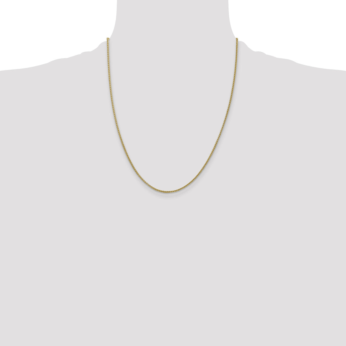 14k 1.55mm Semi-Solid Wheat Chain-BC128-22