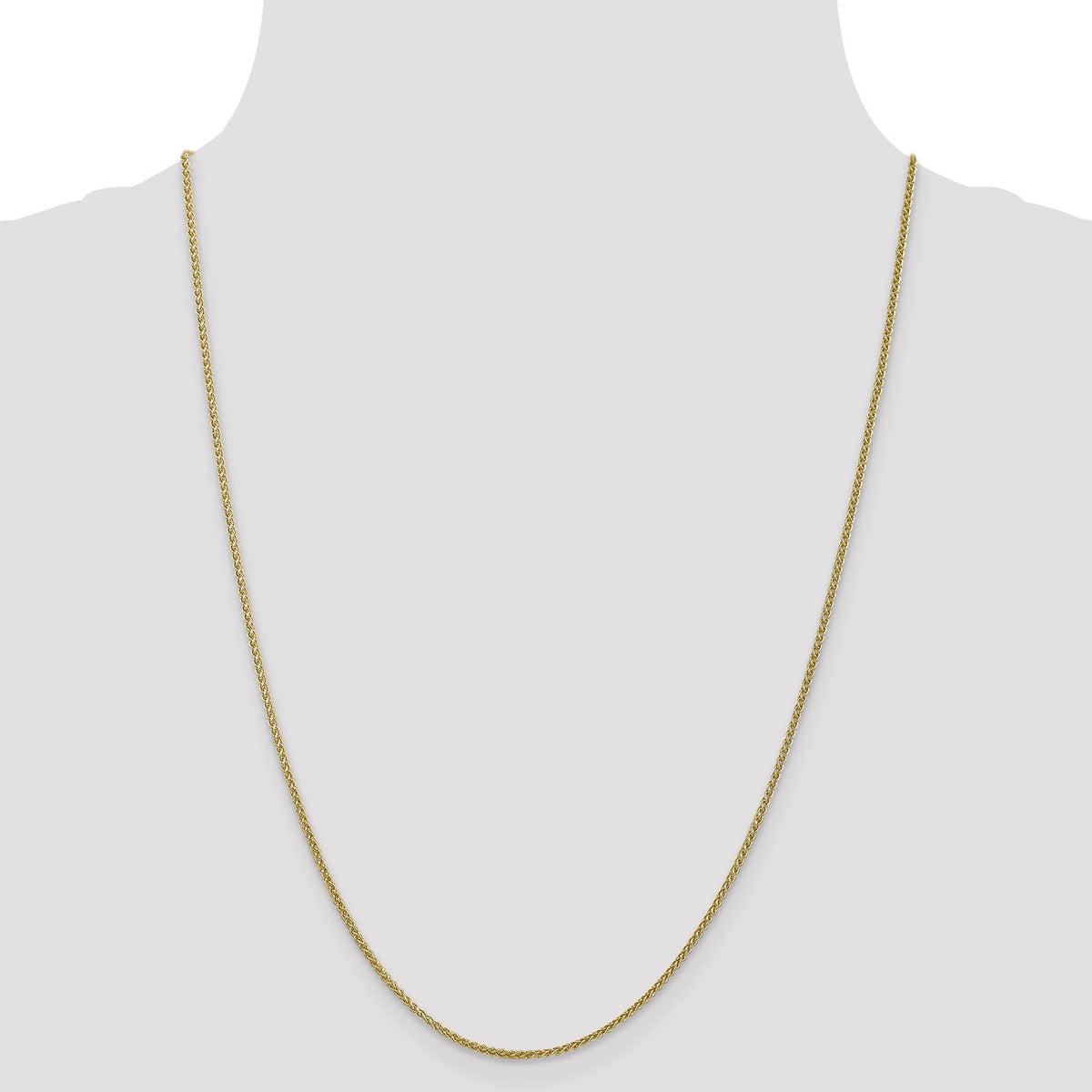 14k 1.55mm Semi-Solid Wheat Chain-BC128-24