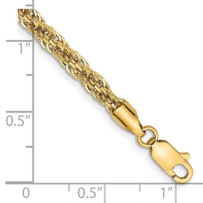 14k 3.3mm D/C Semi-Solid Chain-BC132-7