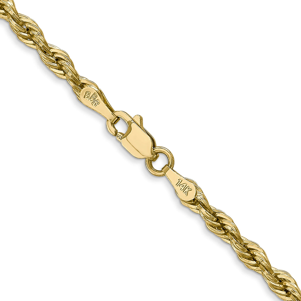 14ky 3.0mm Semi-Solid Rope Chain-BC133-20