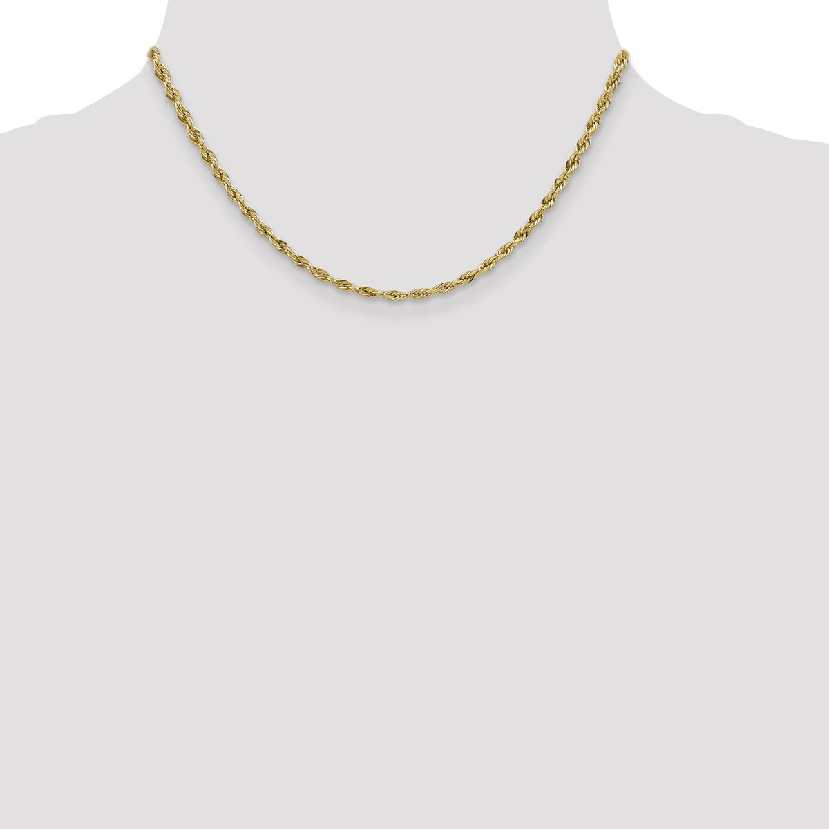 14ky 3.0mm Semi-Solid Rope Chain-BC133-16