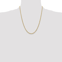 14ky 3.0mm Semi-Solid Rope Chain-BC133-22