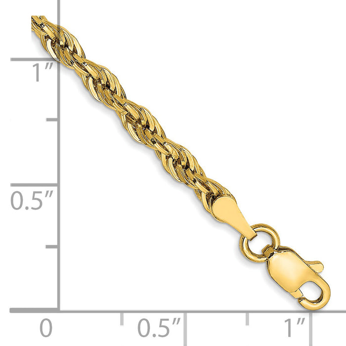 14ky 3.0mm Semi-Solid Rope Chain-BC133-7