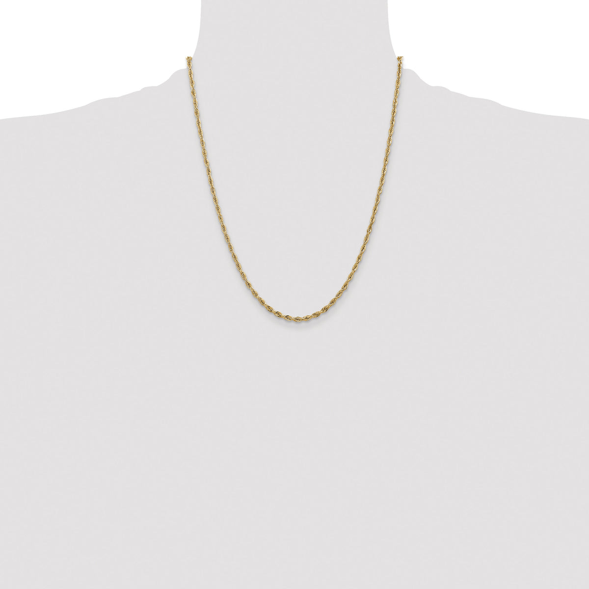 14ky 2.8mm Semi-Solid Rope Chain-BC134-22