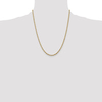 14ky 2.8mm Semi-Solid Rope Chain-BC134-22