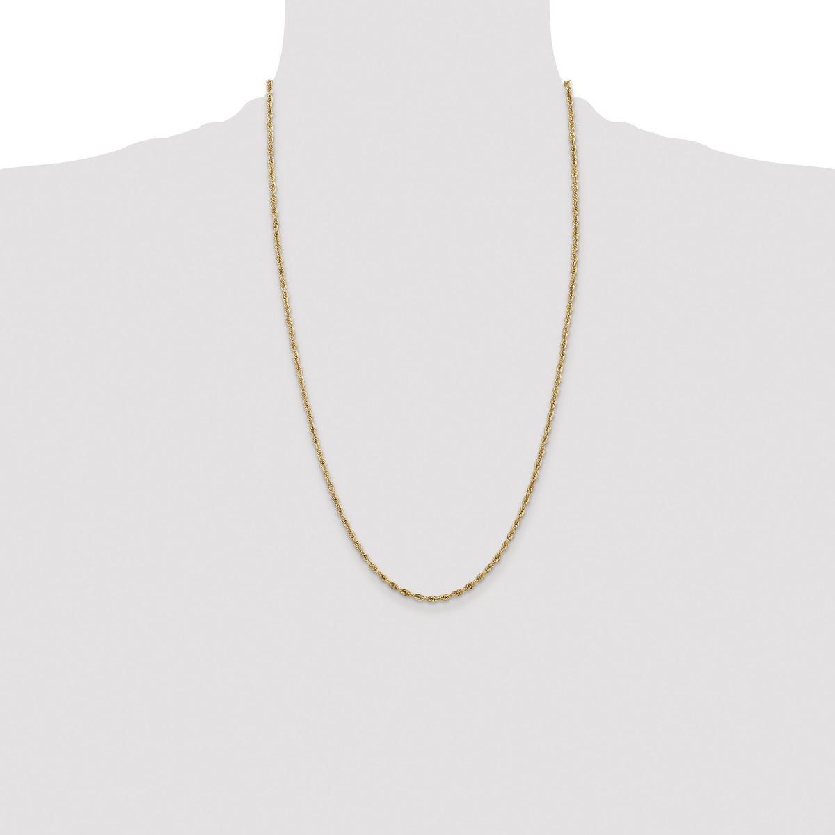 14ky 2.8mm Semi-Solid Rope Chain-BC134-26