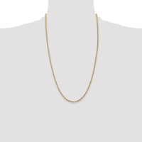 14ky 2.8mm Semi-Solid Rope Chain-BC134-26