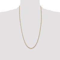 14ky 2.8mm Semi-Solid Rope Chain-BC134-28