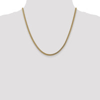 14k 3mm Semi-Solid Franco Chain-BC135-20