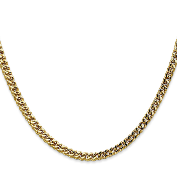 14k 3.7mm Semi-Solid Franco Chain-BC136-22