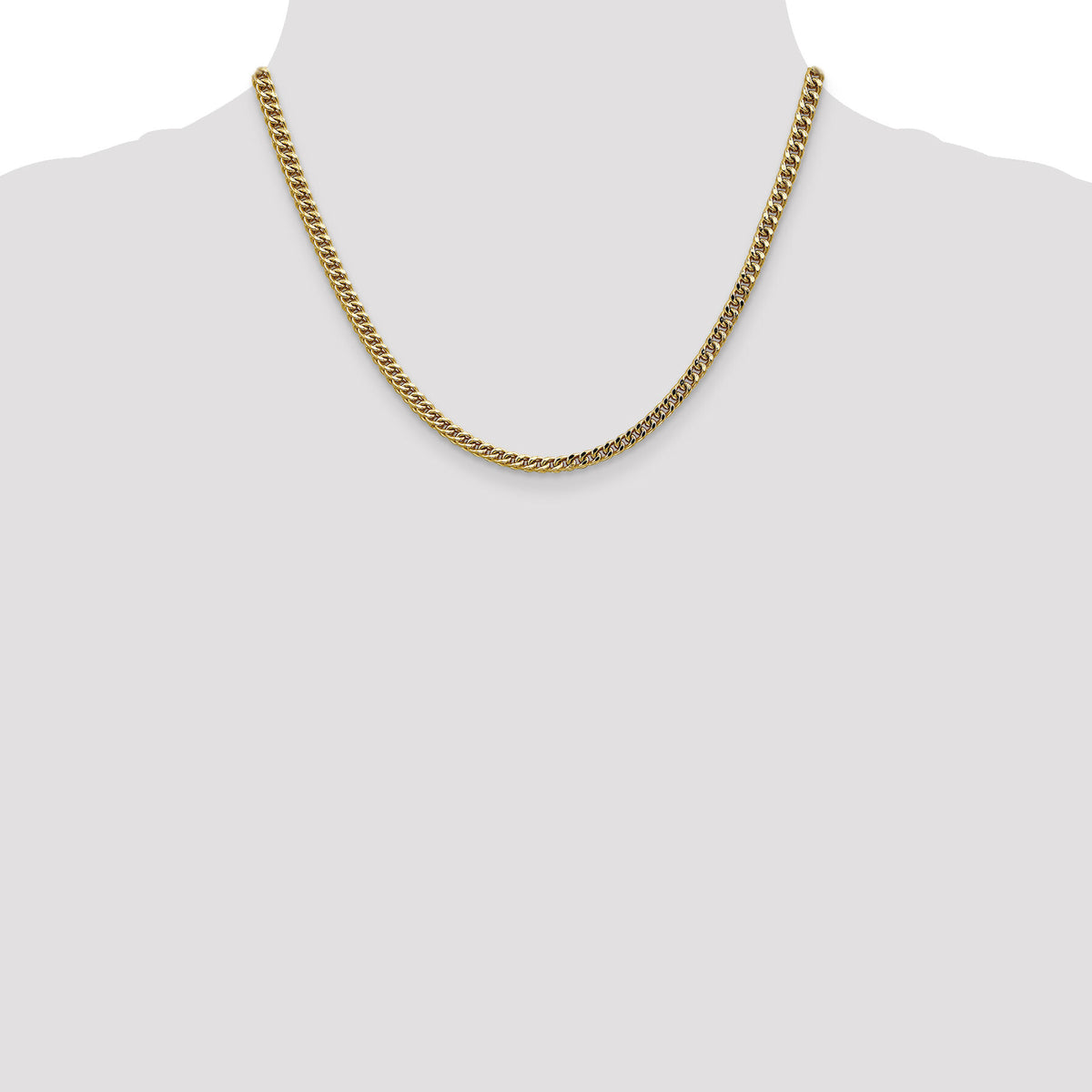 14k 3.7mm Semi-Solid Franco Chain-BC136-18