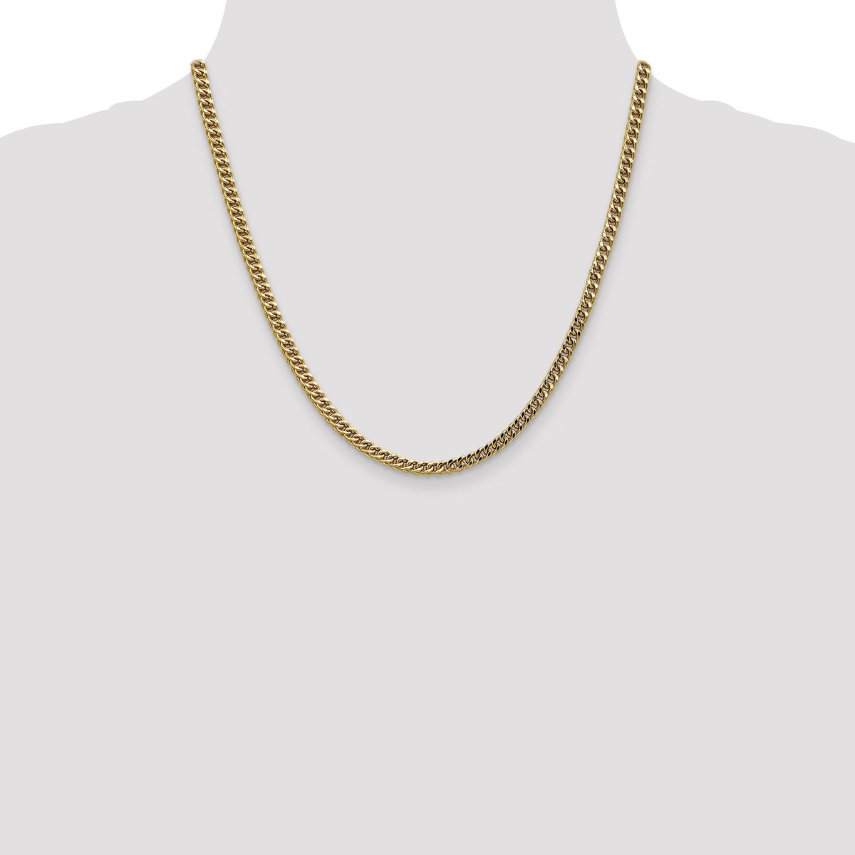 14k 3.7mm Semi-Solid Franco Chain-BC136-20